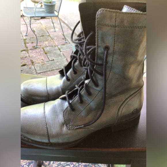 BORN leather lace up boots Size 8 NEW - Picture 10 of 11